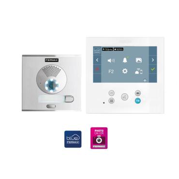 Video Intercom Kit 1 Deurbel CITY VEO-XL 7" DUOX Plus WIFI 1L FERMAX 9471 Wit