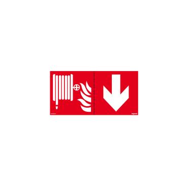 Aanduidingsbord voor Brandslang  LEGRAND 661691 Rood