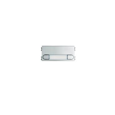 Drukknop 2 toetsmodulen FERMAX 201 V DUOX/BUS2/VDS SKYLINE 7376 Zilver