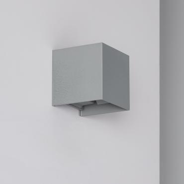 Wandlamp Outdoor LED 6W Aluminium  Dubbelzijdige Verlichting Eros Grijs 2700K