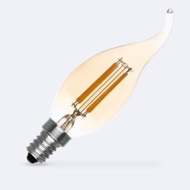 LED Lamp Filament Dimbaar E14 4W 470 Im T35 Gold Verschillende opties