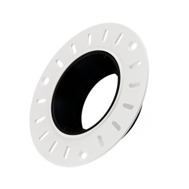 Downlight Ring Inbouw Rond Kantelbaar voor in Pleisterwerk/Pladur voor LED Lamp GU10 / GU5.3 Zaagmaat Ø70 mm Suefix Wit