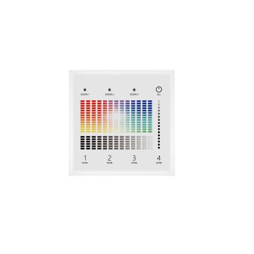 Controller Dimmer DALI Master RGBW Wand  Touch 4 Zones RGBW