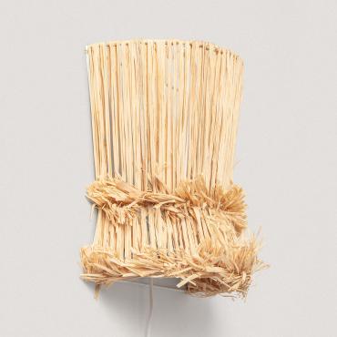 Wandlamp Rafia Alhena ILUZZIA Natuurlijk