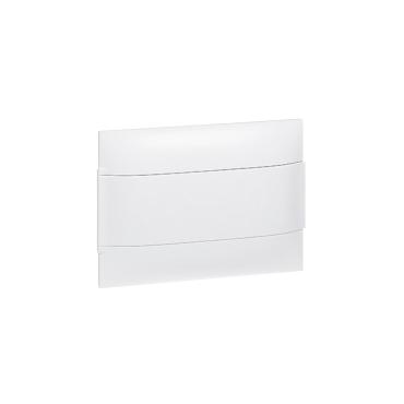 Inbouwdoos Practibox S voor Geprefabriceerde Scheidingswanden Gladde Deur 1x8 Modules LEGRAND 134074 Wit