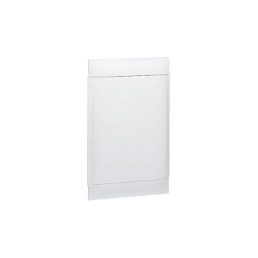 Inbouwdoos Practibox S voor geprefabriceerde scheidingswanden gladde deur 3x12 modulen LEGRAND 135063 Wit