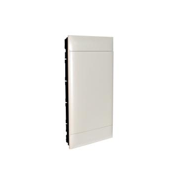 Inbouwdoos Practibox S voor geprefabriceerde scheidingswanden glade deur 4x12 modulen LEGRAND 135073 Wit