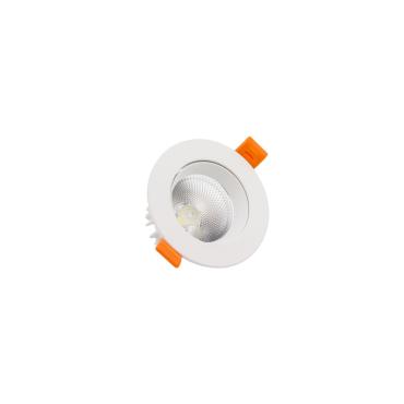 Downlight COB Rond Richtbaar LED 9W wit Zaag maat Ø 90 mm No Flicker Verschillende opties