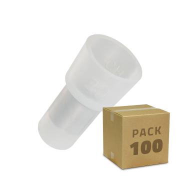Doos met 100St Blind Splice voor Kabeleindverbindingen 7 mm