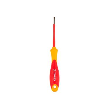 Platte Schroevendraaier 1000V TOPEX Rood