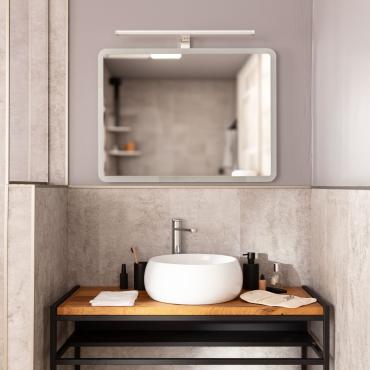 Badkamerspiegel met LED Verlichting en Anti-condens 80x60 cm Benin 4000K