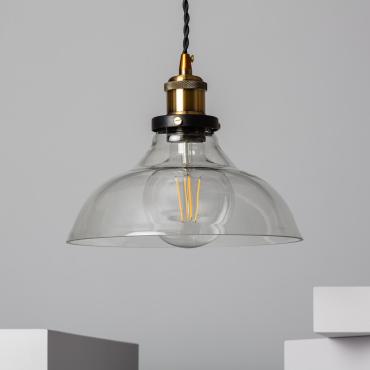 Hanglamp van  Metaal en Glas Springsteen Brons