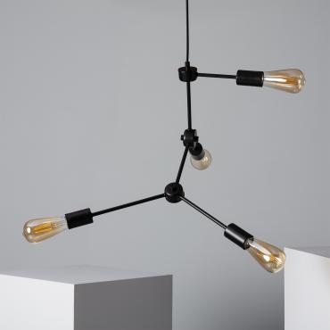 Hanglamp Metaal Molecular Zwart