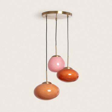 Hanglamp Glas Kurtaa Meerkleurig