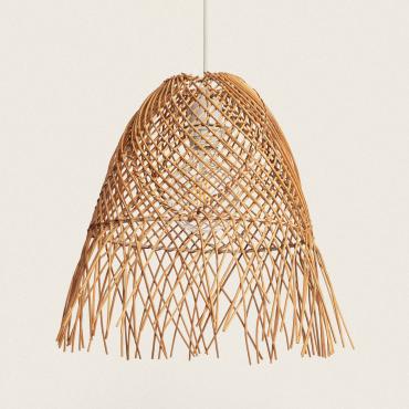 Hanglamp Rotan Toraja Gevlochten Wit