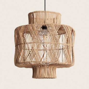 Hanglamp Rotan Outdoor Oia Wit Buiten