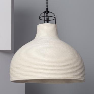 Hanglamp Gevlochten Papier Chisa Ivoor