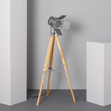 Staande lamp Bioskop Verzilverd