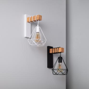 Wandlamp Sardo Zwart