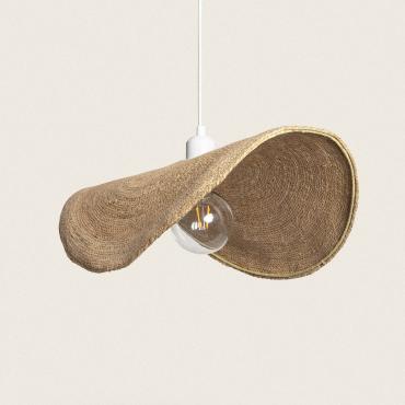 Hanglamp van  Natuurlijke Vezels Devmani White-Wire 750 mm