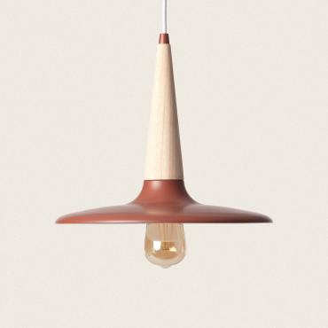 Hanglamp Bekasi van Metaal en Hout Beige