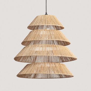 Hanglamp Jute Outdoor Aymara Ø500 mm ILUZZIA Wit Buiten