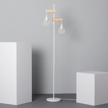 Staande Lamp WiFi met Dimmer Monah Wit