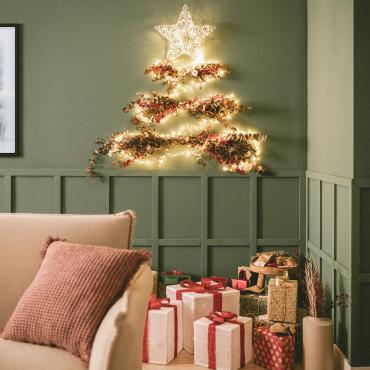 LED Licht Slinger Outdoor  Chroom LED Draad 5m  Racimo 2700K