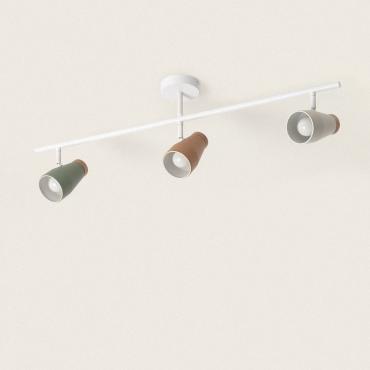 Productfotografie: Plafondlamp Metaal Alfio 3Spots 