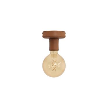 Plafondlamp Fermaluce Leer  Creative-Cables APLP01 Zwart