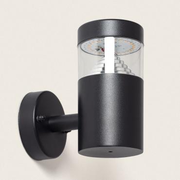 Wandlamp Outdoor LED 5W Roestvrij Staal Inti Zwart 4000K