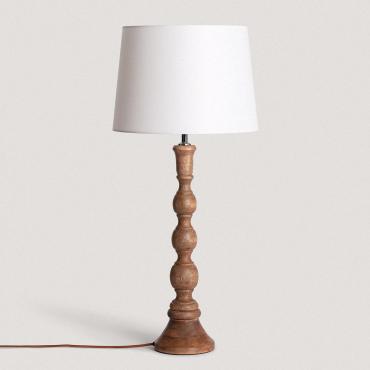 Tafellamp van Hout Anand ILUZZIA Wit