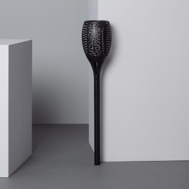 Fakkel Solar LED Vlameffect met Spike 1W 78cm Zwart