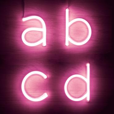 Roze LED Neon Letters Z Roze