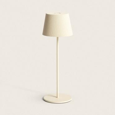 Tafellamp LED 1,2 W Draagbaar Outdoor Aluminium met Oplaadbare Accu Zwart
