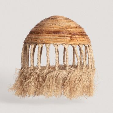 LampenKap voor Hanglamp Rotan en Ramie Sibu ILUZZIA Natuurlijk