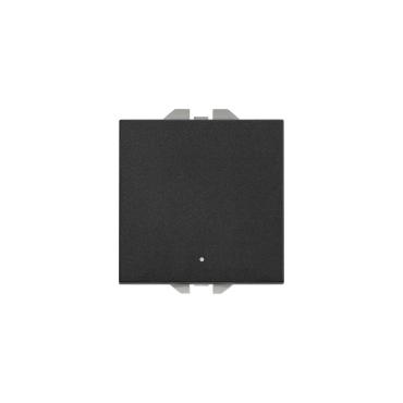 Neutraal drukknopmechanisme met ingebouwd licht SIMON 270  20000160 Mat Zwart
