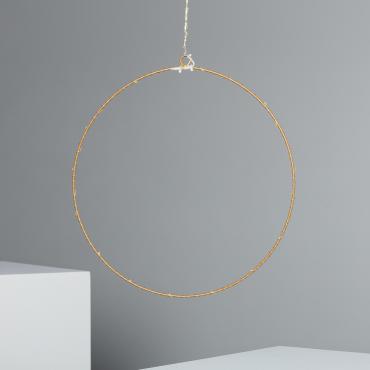 Cirkel Hoop LED lichtslinger Goud