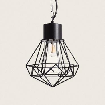 Hanglamp Outdoor RVS Niamey Zwart