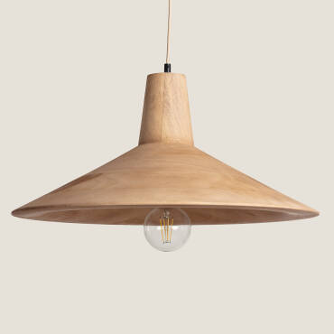 Lampa Wisząca Drewniana Akesh II 