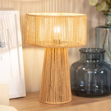 Lampa Stołowa z Plecionego Papieru Kala Lilium 
