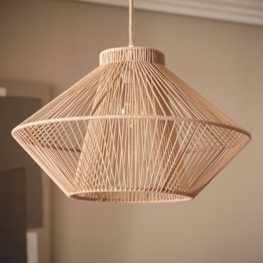 Lampa Wisząca z Naturalnego Sznura Hana