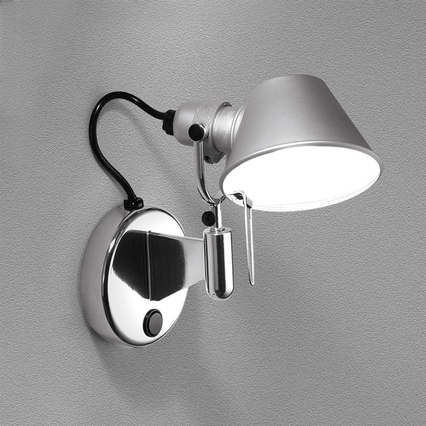 Lampa Ścienna LED Tolomeo Micro Faretto z Włącznikiem Ściemnialnym ARTEMIDE