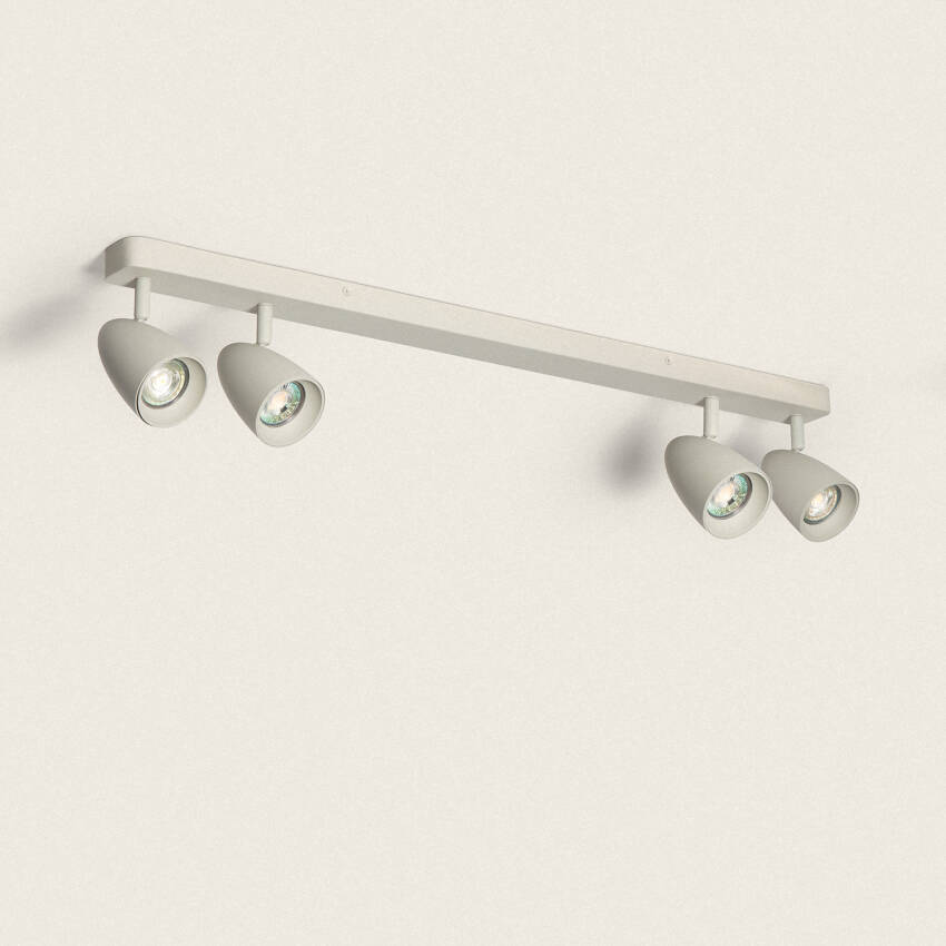 Adrien Oblong 4 Spotlight Aluminium Wall Lamp 