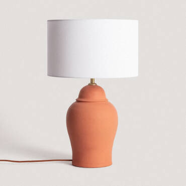 Llana Terracota Table Lamp ILUZZIA 