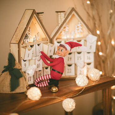 Joulud LED Advent Calendar Battery Operated
