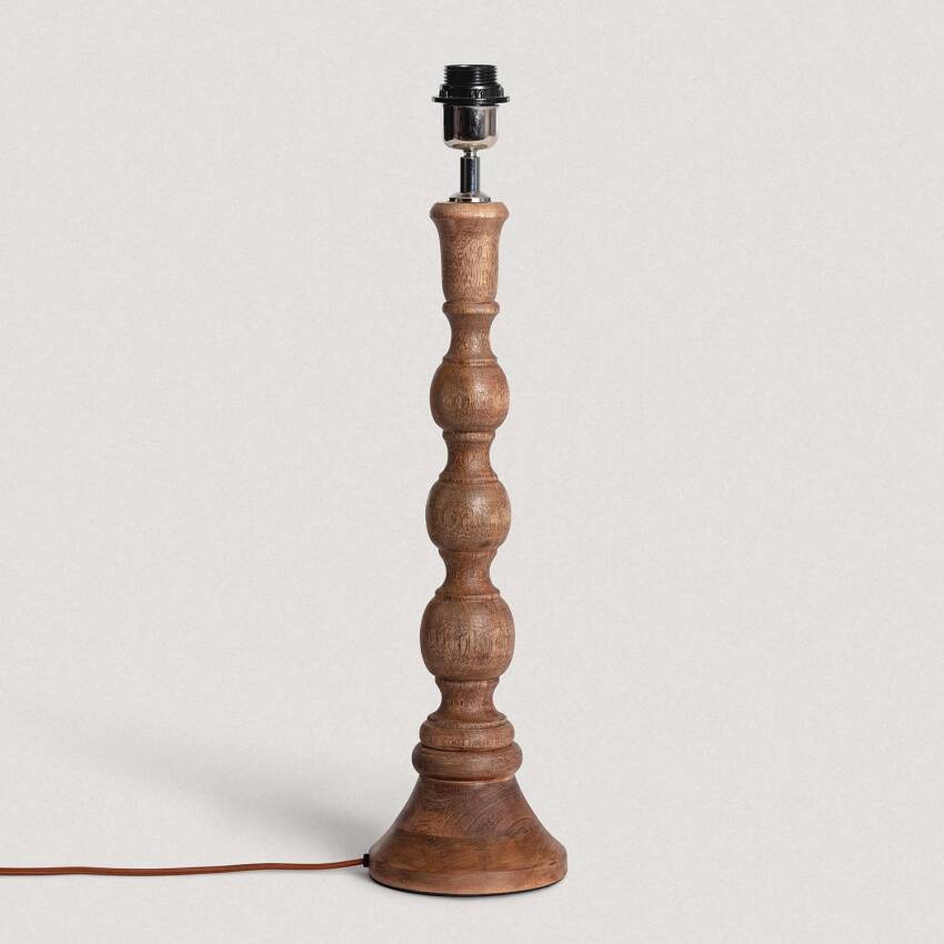 Anand Wooden Table Lamp ILUZZIA 