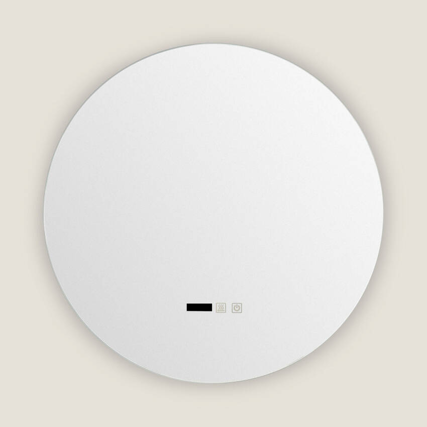 Big Volpe Anti-fog Tactile LED Decorative Mirror Ø60 cm 
