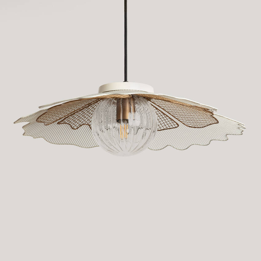 Pianella Metal & Glass Pendant Lamp 
