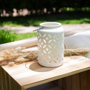 Renoir Portable LED Table Lamp with Candle